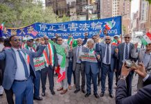 Guddoomiyaha Golaha Wakiillada Jamhuuriyadda Somaliland, Xubno Ka Tirsan Xukuumadda Somaliland, Iyo Shacabka Jamhuuriyadda Somaliland Ee Ku Dhaqan Waqooyiga Ameerika Ayaa Maanta Isu-Soo-Bax Ballaadhan Oo Taariikhi Ah Ku Qabtay Albaabka Hore Ee Xarunta Qaramada Midoobay Ee Magaalada New York