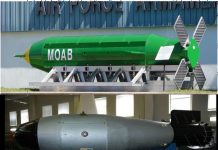 Farqiga U Dhexeeya MOAB Oo Maraykanku Leeyahay Iyo Bamka Ruushka Ee FOAB (Father Of All Bombs).